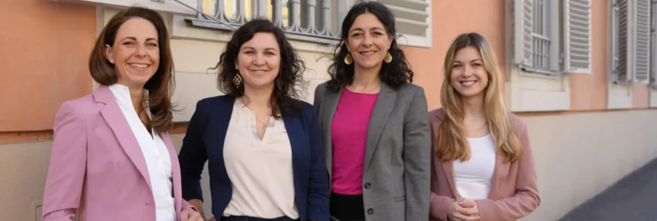 Gruppenfoto von Katharina Schellnegger, Verena Kriegl, Sandra Krautwaschl und Anna Binder