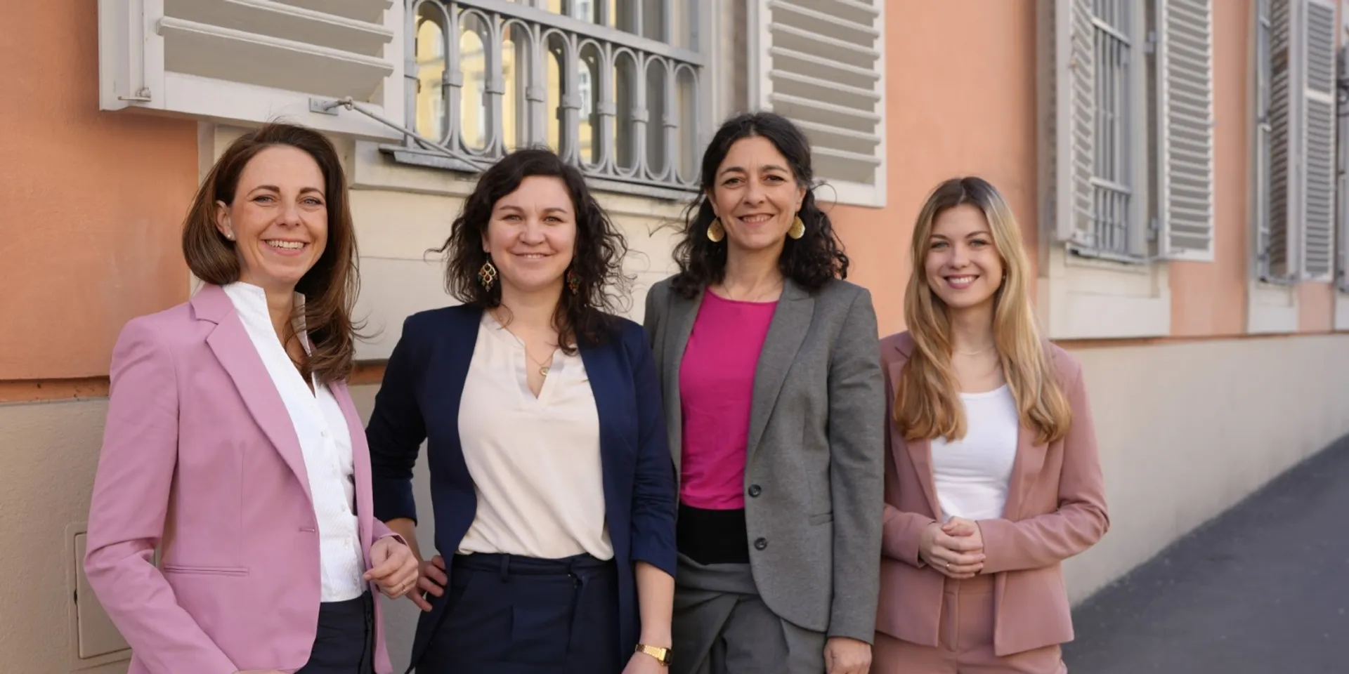 Gruppenfoto von Katharina Schellnegger, Verena Kriegl, Sandra Krautwaschl und Anna Binder
