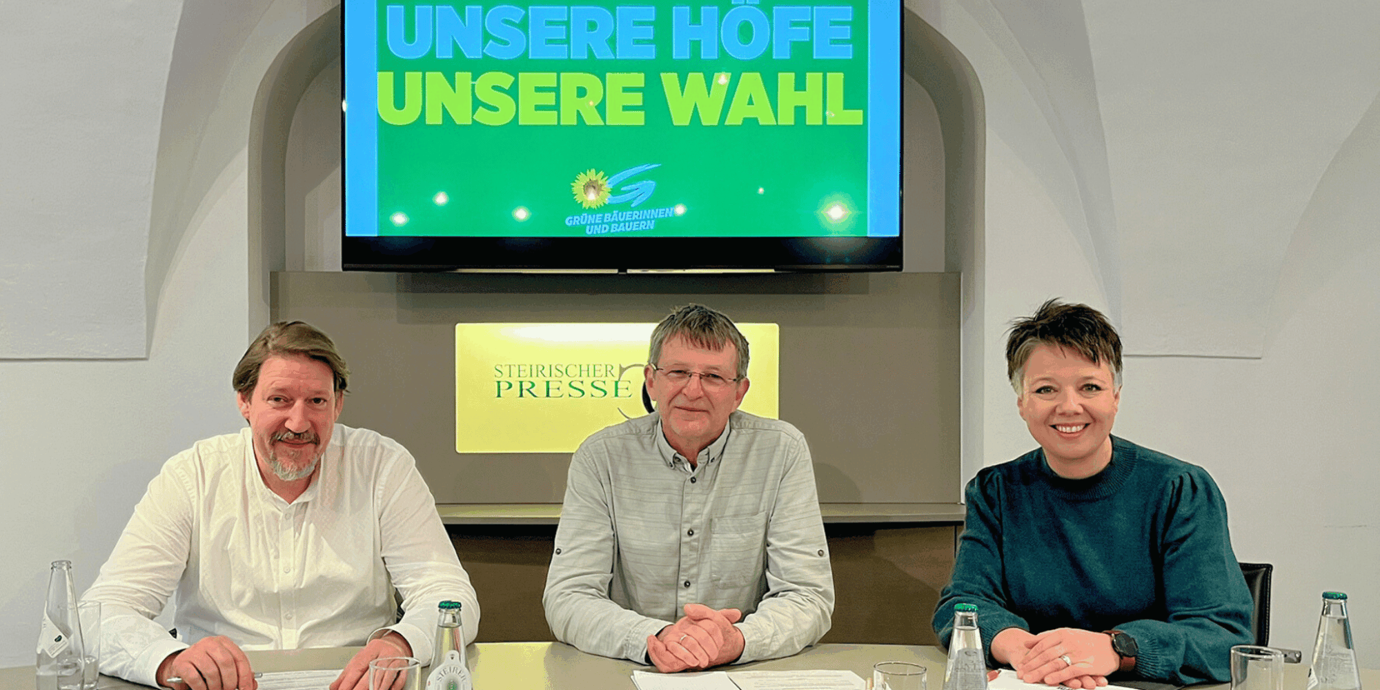 Pressegespräch zur Landwirtschaftspolitik in der Steiermark mit Vertreter:innen der Grünen