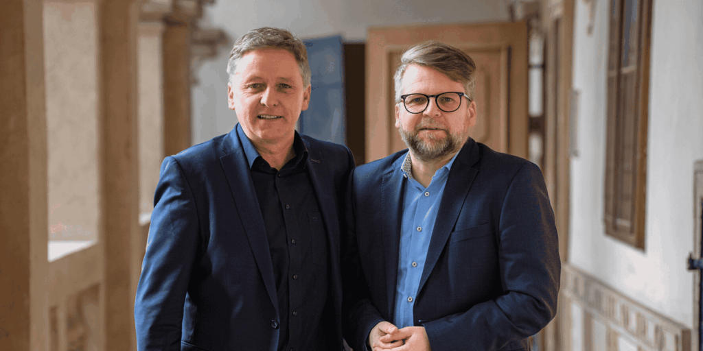 Schönleinter (Grüne) und Schwarz (SPÖ) bei Präsentation zur Prüfung des Zukunftsfonds Steiermark